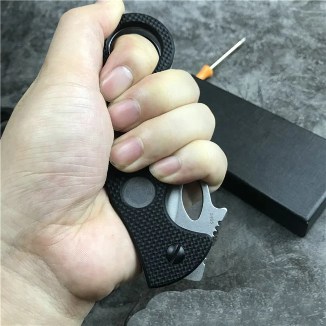 Нож karambit G10 Ручка D2 стальное лезвие Высокое качество Открытый Отдых EDC инструмент выживания разведка карманный нож подарок нож