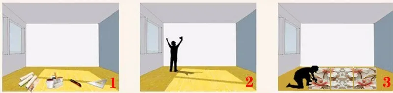 Мультфильм обои дети Фреска современное искусство живопись Высокое качество Настенные обои сказочный мир эльф гриб 3D обои