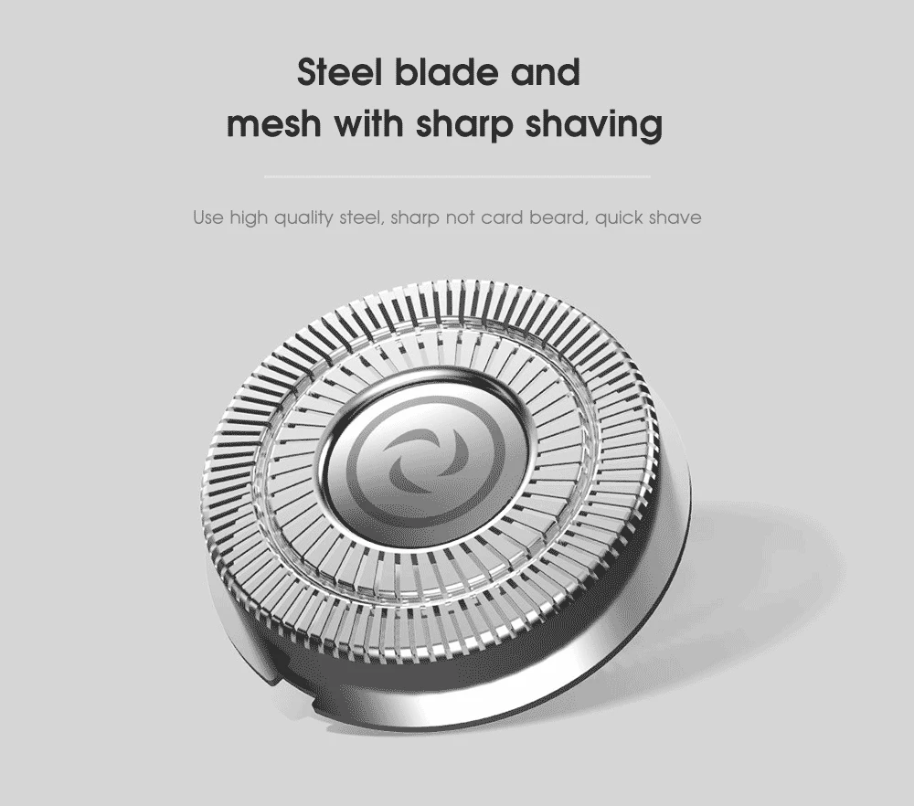 XIAOMI так белый Беспроводной 3D Smart плавающий Зарядное устройство USB бритва IPX7 Водонепроницаемый блокировки защиты для Для мужчин