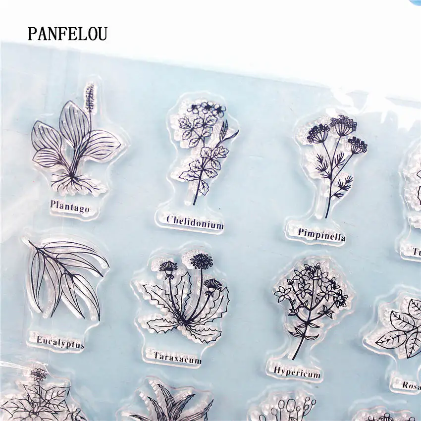 Прозрачные силиконовые уплотнения PANFELOU список цветов сделай сам скрапбукинг