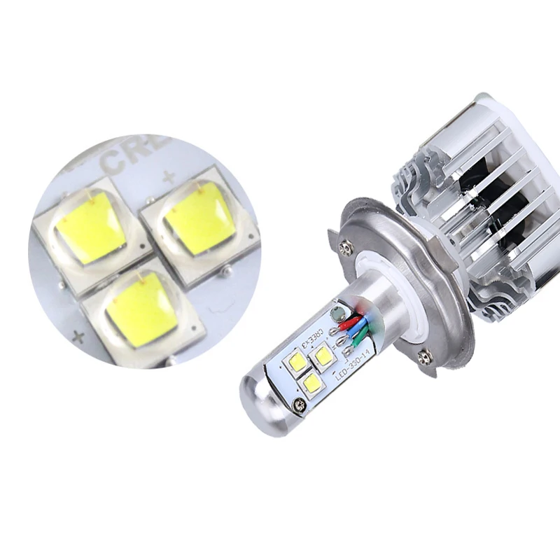 Лампа светодиодная для мотоцикла 12 В H4 h4 p43t 30 Вт|h4 p43t|12v h4h4 led motorcycle headlight |
