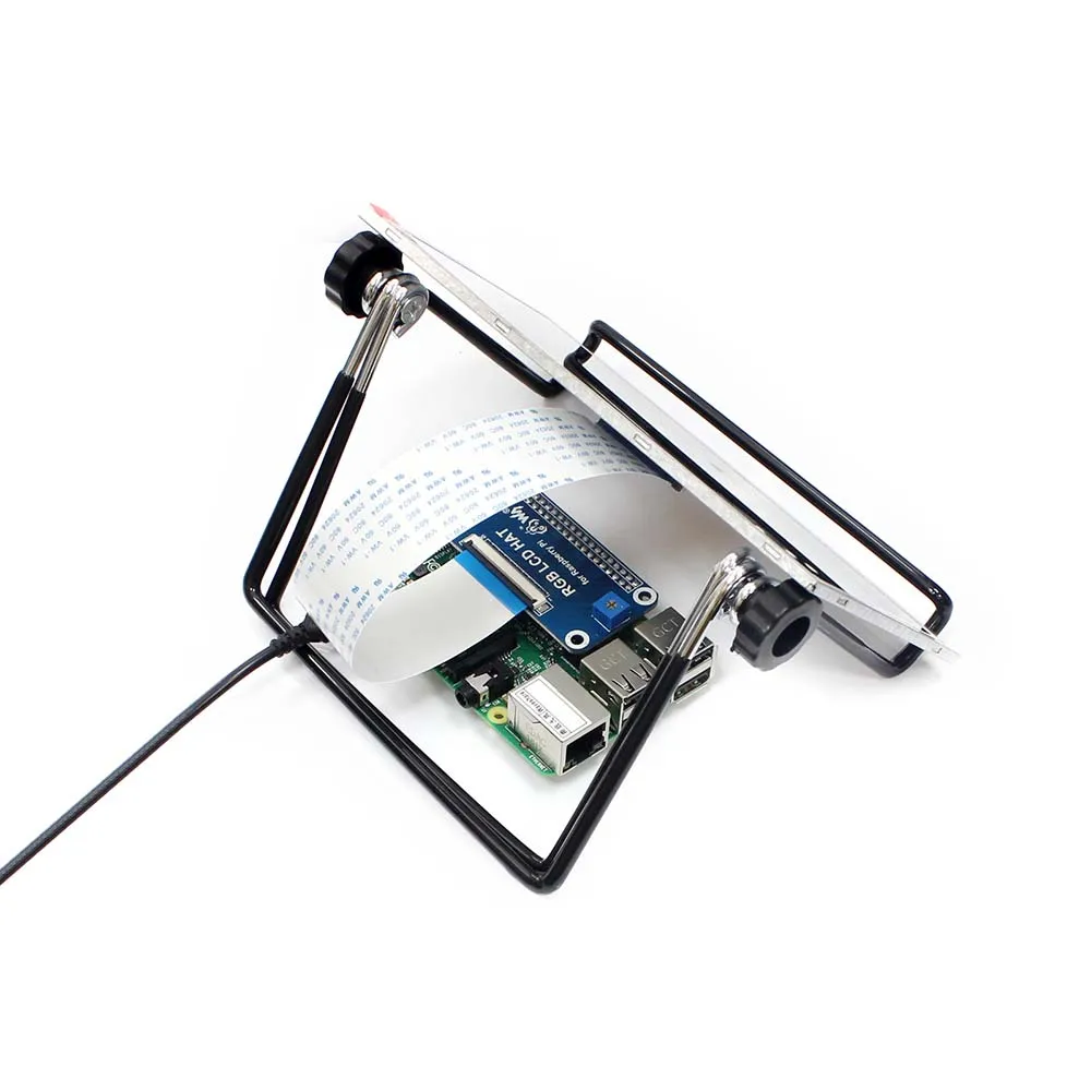 Waveshare 7-дюймовый IPS дисплей для Raspberry Pi интерфейс DPI без касания 1024x600 совместим с