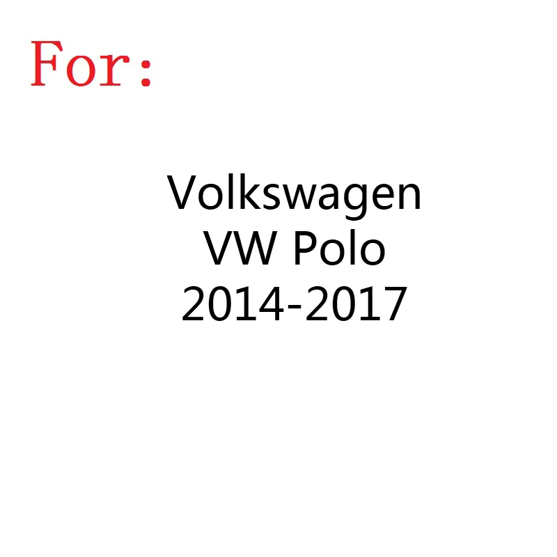 3 шт./компл. ручка переключателя управления кондиционера для Volkswagen VW Polo 2014 2017
