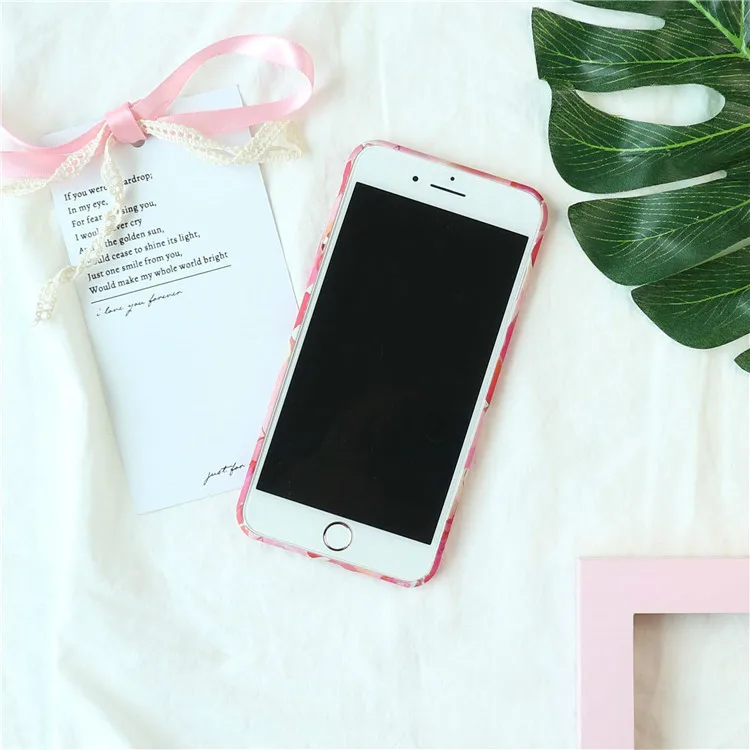 Fashion Cartoon Love Hole Pink Flamingo Phone Case For iphone 7 Puls Cases 6 6s puls PC Hard Slim Back Cover capa | Мобильные