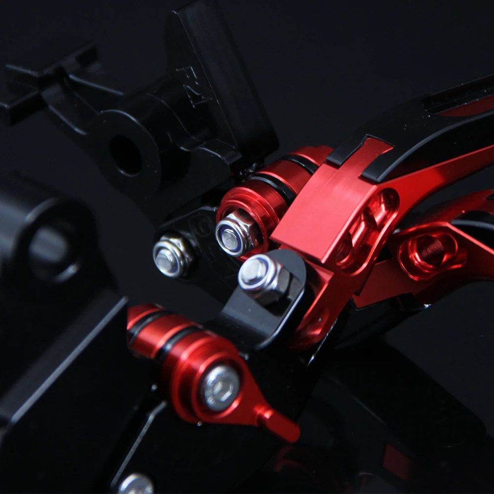 

Riderjacky Red+Black For Yamaha XJ600 S DIVERSION 1992-2003 2002 Adjustable Folding Extendable Motorcycle Brake Clutch Levers