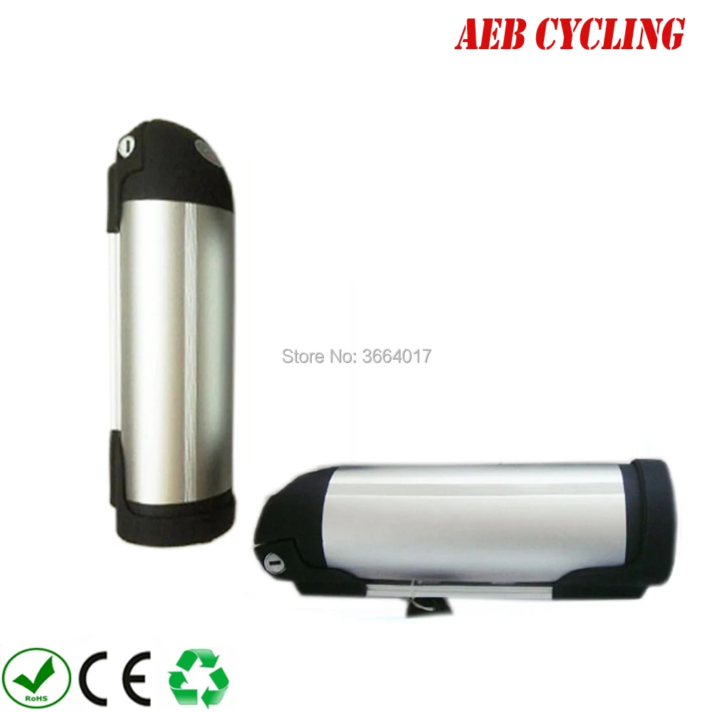 

High power china electric bike Li-ion 36V 11.6Ah bottle type down tube battery for fat tire bike city bike with charger