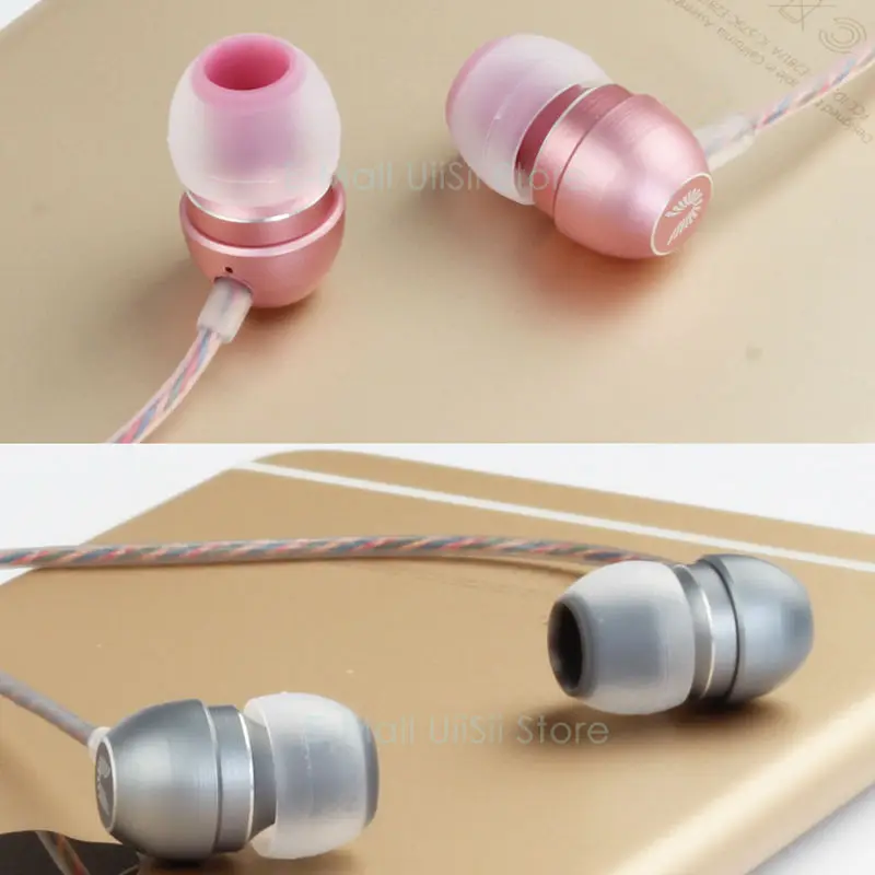 Супер духи стереонаушники UiiSii HiFi динамические наушники с микрофоном стильный