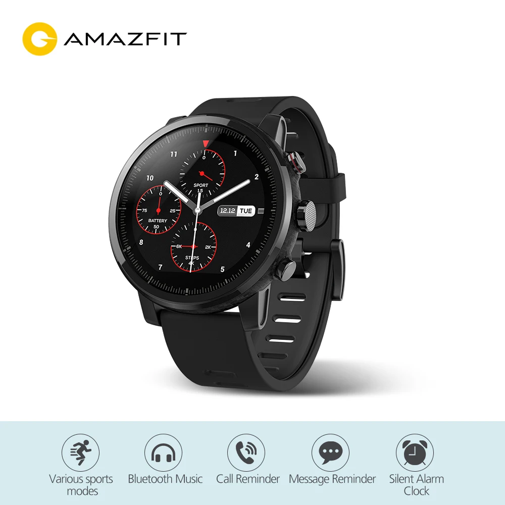 Глобальная версия Huami Amazfit Stratos Pace 2 умные часы gps 5ATM водонепроницаемый монитор