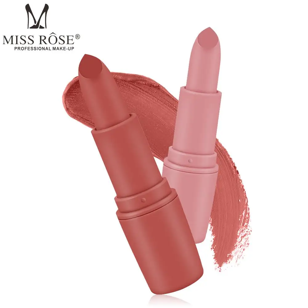 Нюдовая губная помада Miss Rose 8 цветов водостойкая вампирская коричневая красота