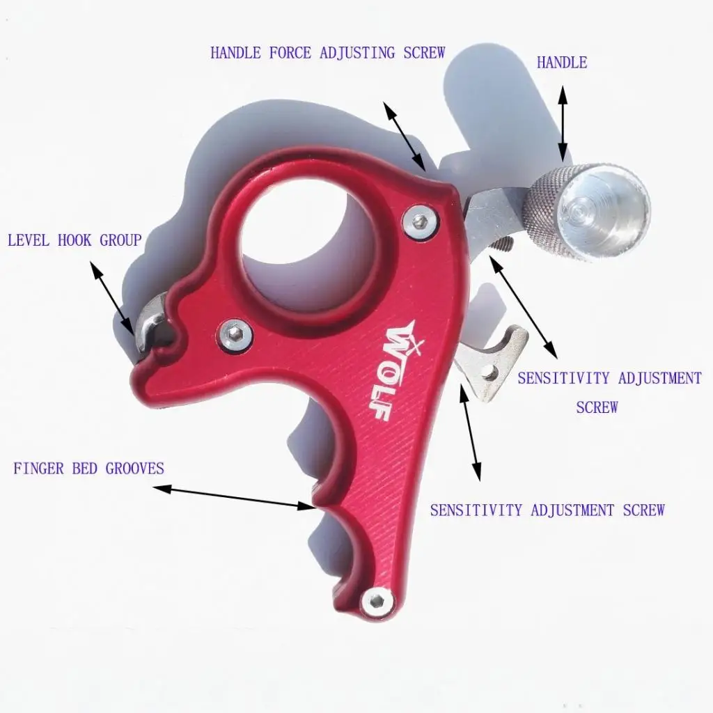 Спусковой механизм для стрельбы из алюминиевого сплава 3 пальца|Лук и стрела| |