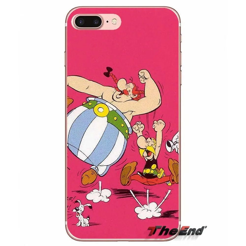 For iPhone X 4 4S 5 5S 5C SE 6 6S 7 8 Plus Samsung Galaxy J1 J3 J5 J7 A3 A5 2016 2017 Asterix popular Franco Belgian comics Case | Мобильные