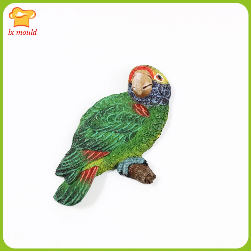 

Parrot Bird Shape Silicone Mold Fondant Cake Soap DIY Candle Decoration