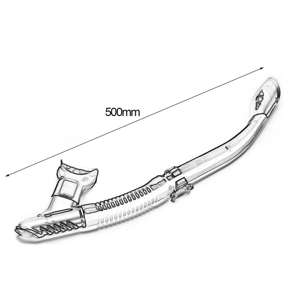 AS-408F взрослых подводная трубка дыхательная трубка для ныряния удобный силиконовый предохранительный дренажный клапан оборудование для подводного плавания горячая распродажа