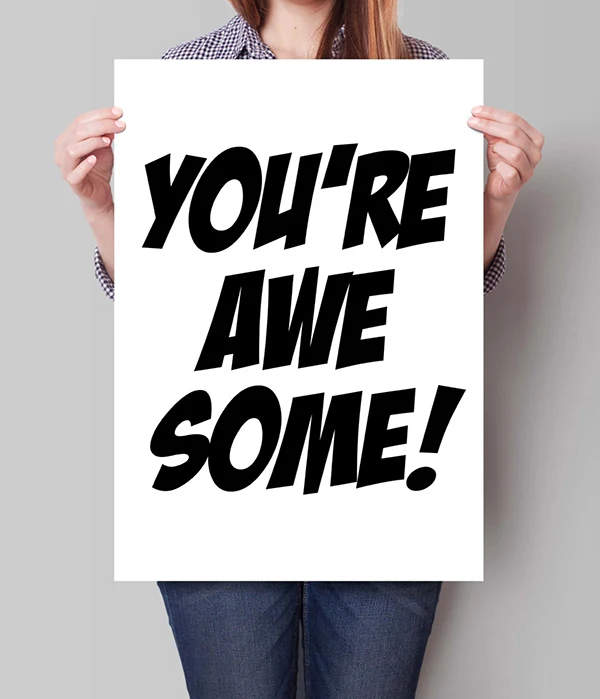 Мотивационный плакат с вдохновляющей цитатой, декор для дома, минималистичная картина для подарка парню или девушке.