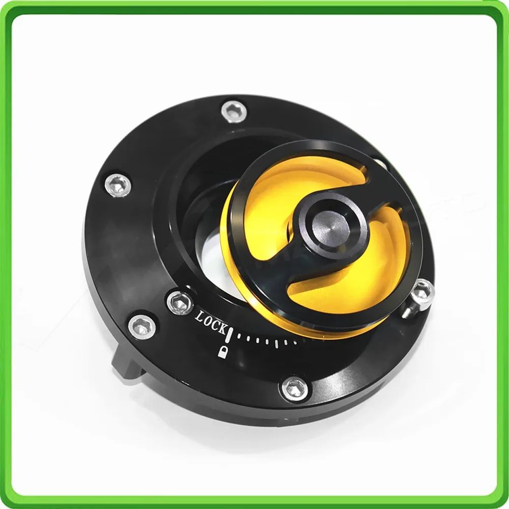 

Nimble Quick Lock топливный колпачок/крышка газового бака-для Triumph Daytona 675/675 R 2011-2016 & Speed Triple 1050 2011-2016 черный/золотой