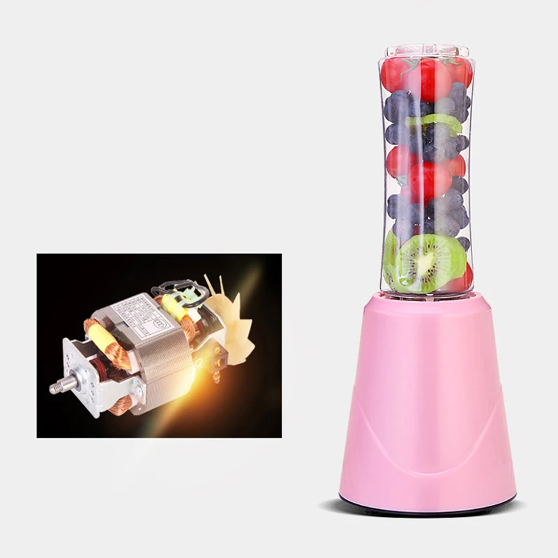 Портативная электрическая соковыжималка блендер фруктовая детская еда молочный