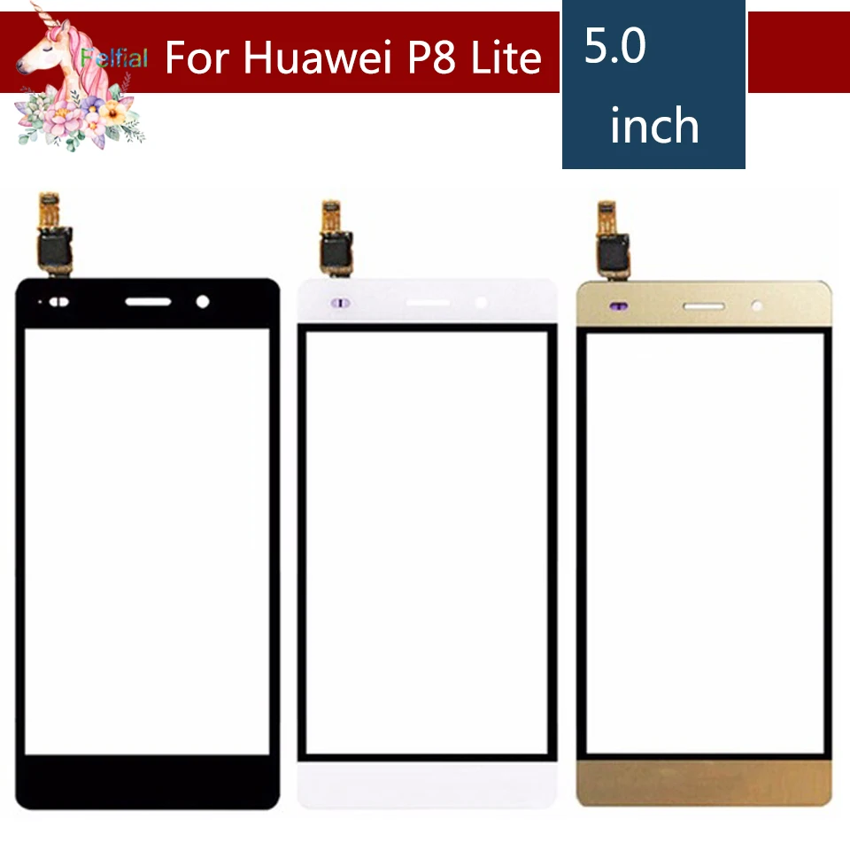 5 0 &quotдля Huawei P8 Lite 2015 ЖК сенсорный экран дигитайзер сенсор внешнее стекло сменная