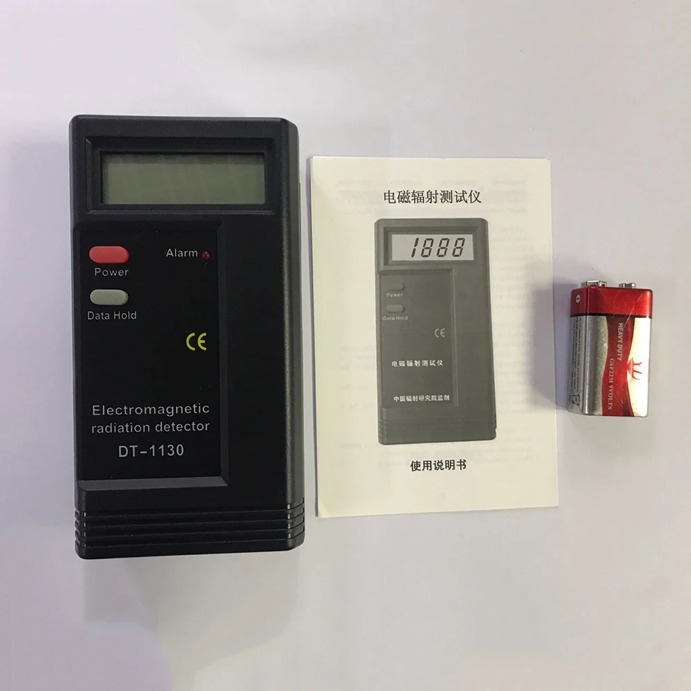 Электромагнитный детектор ЖК-цифровой дисплей EMF метр Дозиметр Гейгер тестер дисплей инструмент для измерения радиации