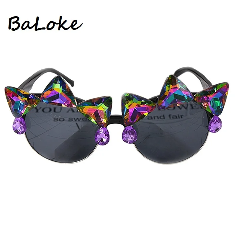 Женские солнцезащитные очки кошачий глаз в стиле барокко | Аксессуары для одежды