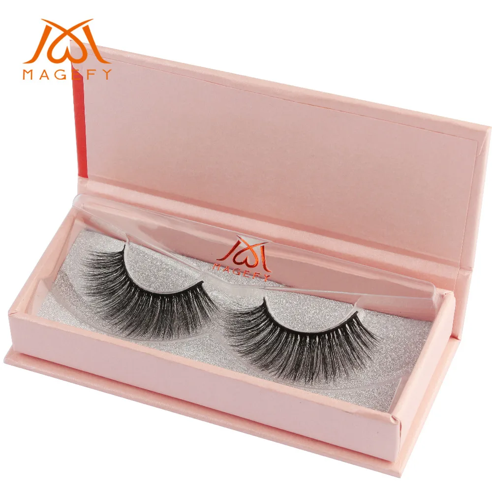 1Pair Luxury 3D False Lashes Fluffy Strip Eyelashes Long Natural Party magnetic eyelashes natural hair #05 | Красота и здоровье