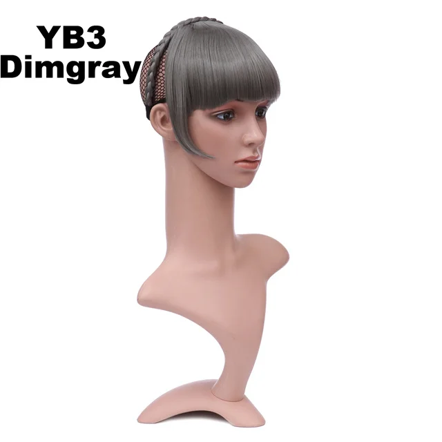 Girlshow оголовье из синтетических волос с короткой бахромой для волос BangYB3 6 дюймов, 16 цветов 50 г, 1 шт