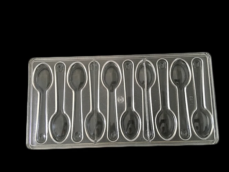 Новый дизайн форма для жестких конфет в форме ложки желе Пластиковая выпечки