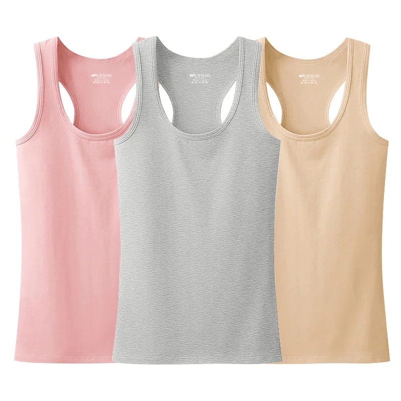 Женская майка из чистого хлопка летний облегающий жилет для фитнеса с надписью