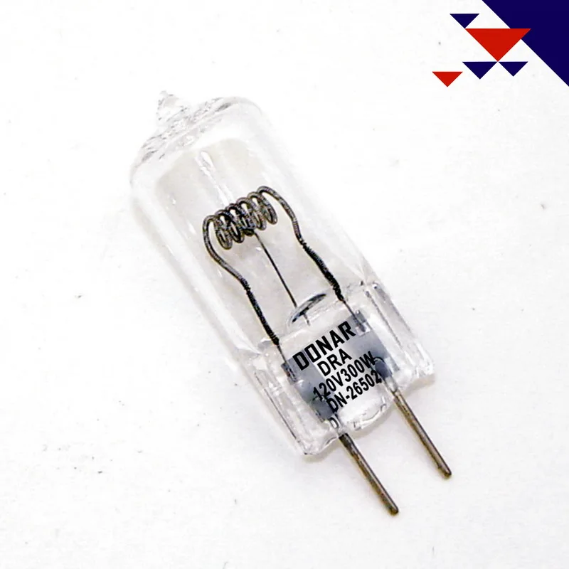 DONAR DN 26502 DRA 120V 300 W/120V300W JCD120V 300WL G6.35 галогенная лампочка Apollo Elmo 35 мм лампа для