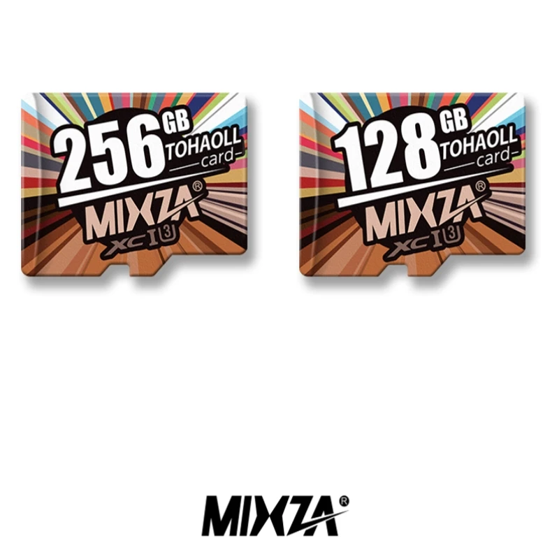 Карта памяти MIXZA U3 Micro SD 256 ГБ 128 64 32 флеш карта 4K TF быстрее чем класс 10 для телефона и