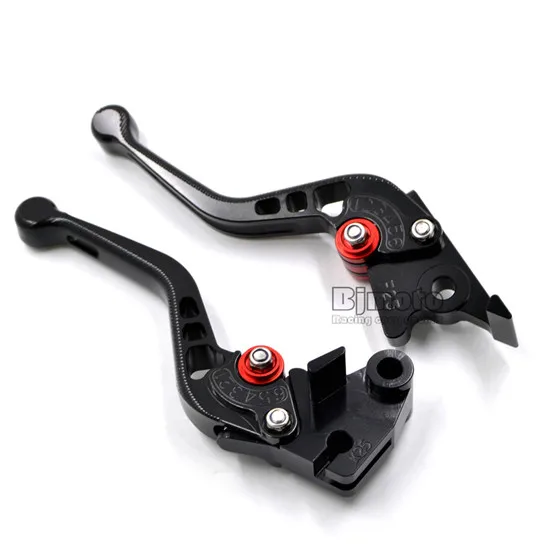 Черный BJMOTO CNC Регулируемые тормозные рычаги сцепления для KTM DUKE 390 RC390 2013- DUKE200 RC 200- DUKE125 RC125 - Цвет: Черный