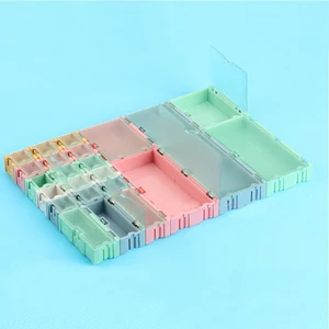 Мини-ящик для хранения SMD SMT электронный компонент ИС, 24 шт., и Практичный чехол для хранения ювелирных изделий, набор в ассортименте