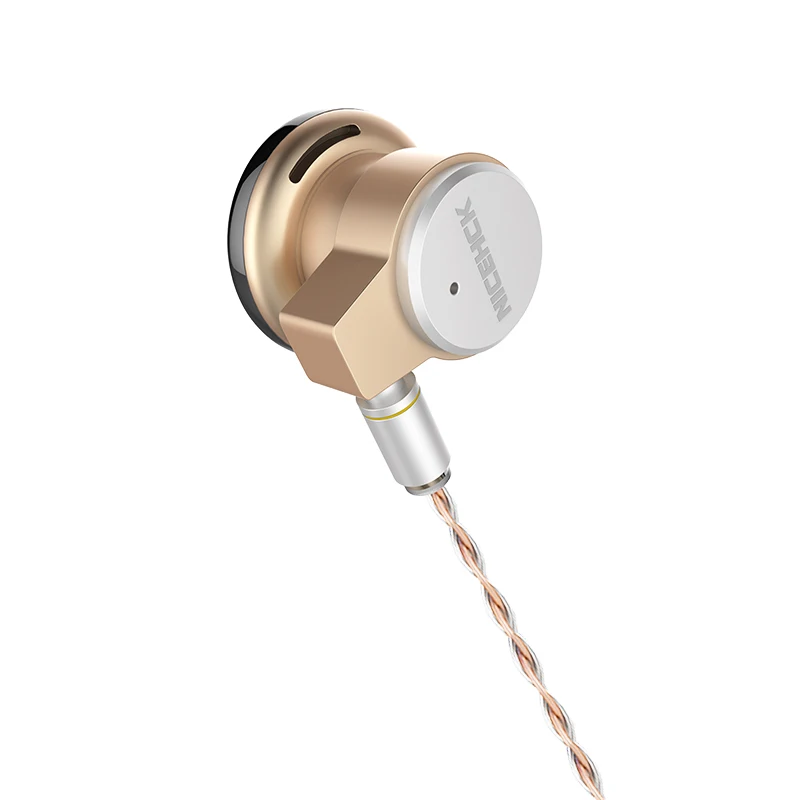 NiceHCK EBX Ушные крючки вкладыши металлические наушники HIFI 14 8 мм Динамический