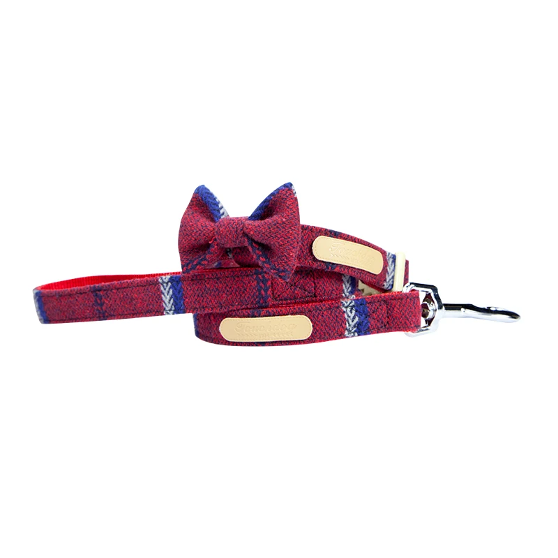 2018 New Arrival Touchdog Bowknot Cute Leash Sets Dog Collar and | Дом и сад