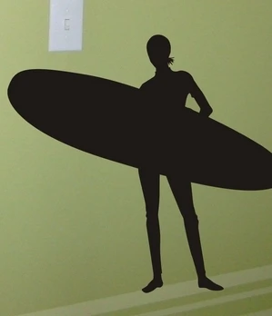 Спортивная Виниловая наклейка для серфинга на стену спальни гостиной съемное