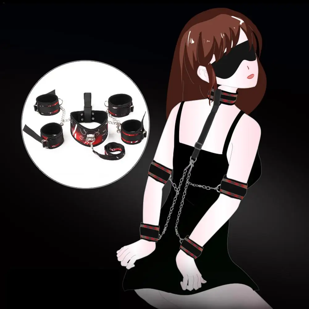 Комплект удерживающих устройств секс раб Frisky Beginner за спиной Наручники Воротник