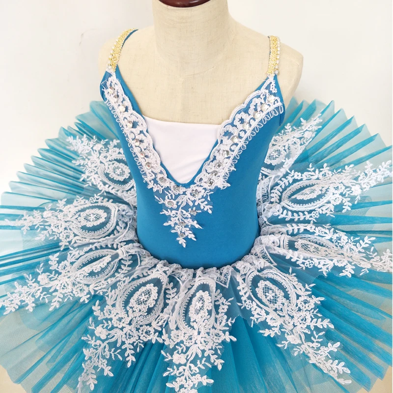 Beautiful Pink Classical Ballet Dance Tutu Adut Stiff Tulle Dress Child Dancing Children's Day Costumes B-6476 | Тематическая