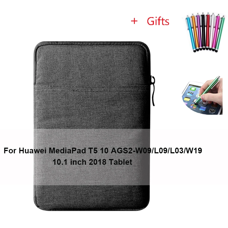 For Huawei T5 10 Чехол для планшета huawei MediaPad Media Pad T3 T5 10 Honor Pad 2 9,6 AGS-W09 L09 AGS2-W09 L09 чехол из закаленного стекла+ ручка - Цвет: For Huawei T5 10