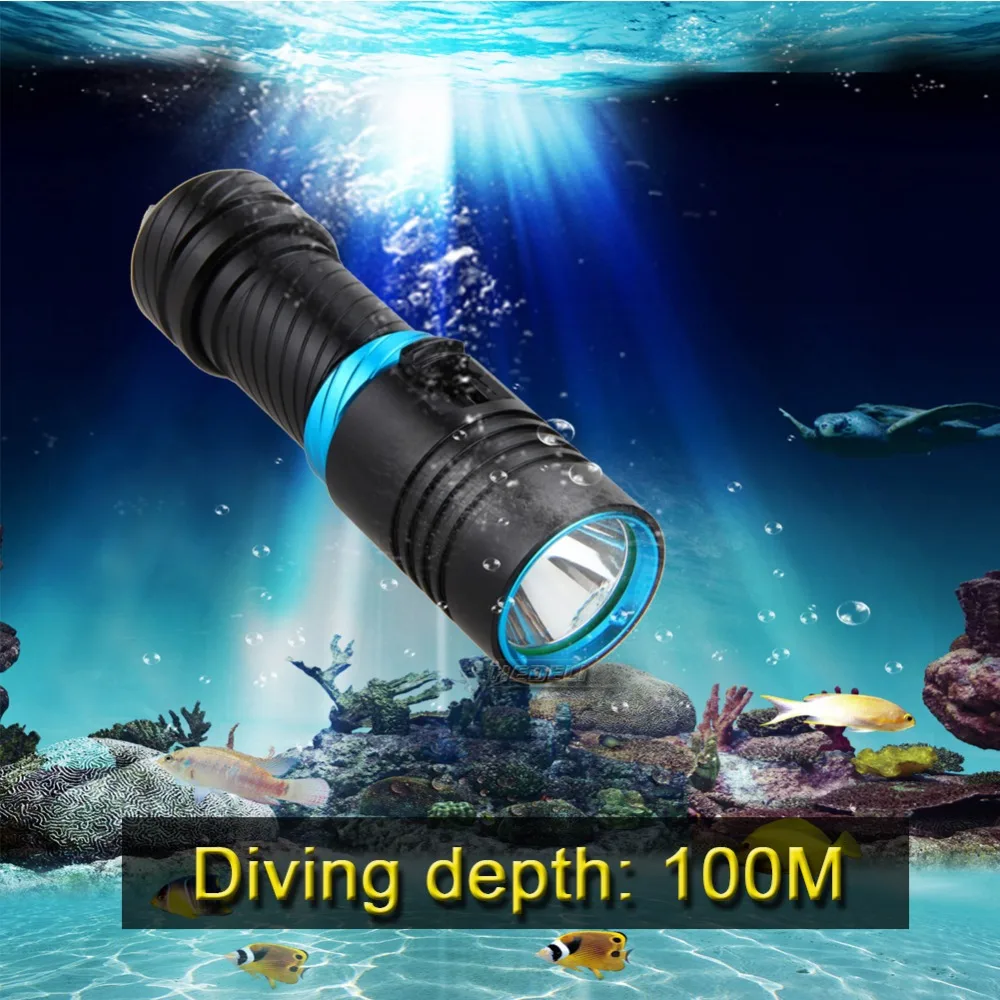 Портативный 8000LM L2 светодиодный водонепроницаемый фонарь светильник для