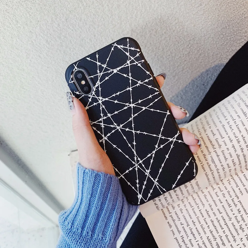 Новый Модный мягкий чехол из ТПУ для Apple iphone 6 6S 7 8 Plus X XR XS Max 6plus 7plus plus XSMax | Мобильные