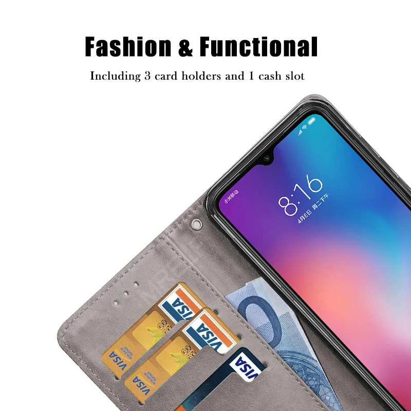 Чехол Кошелек MRELF для Xiaomi Mi 9 SE кожаный чехол из искусственной кожи модная сумка