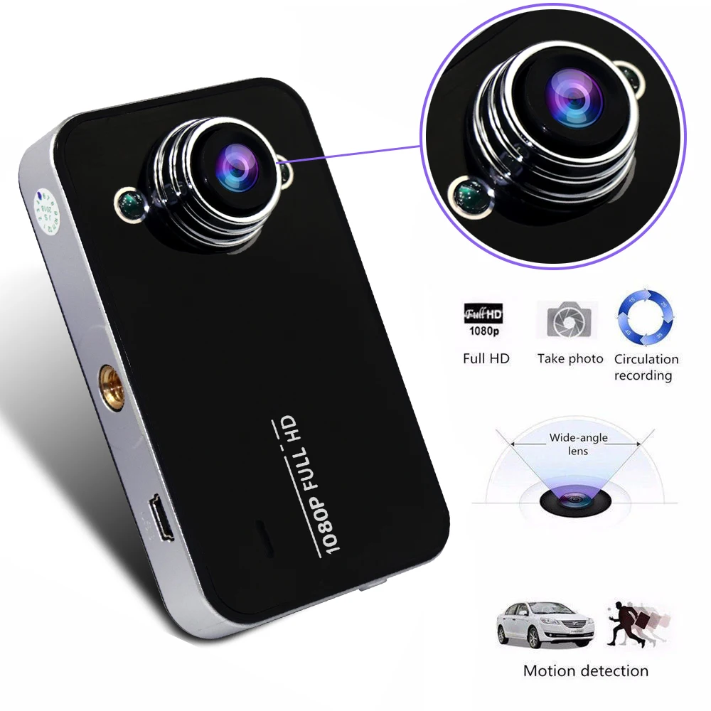 Мини Видеорегистраторы для автомобилей Камера Dash Cam HD 1080 P видео регистратор с