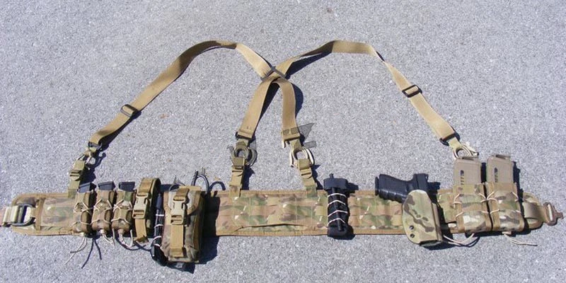 EMERSON Двухместный Модульная винтовка подсумок Airsoft Охота Утилита Молл м G EM6035