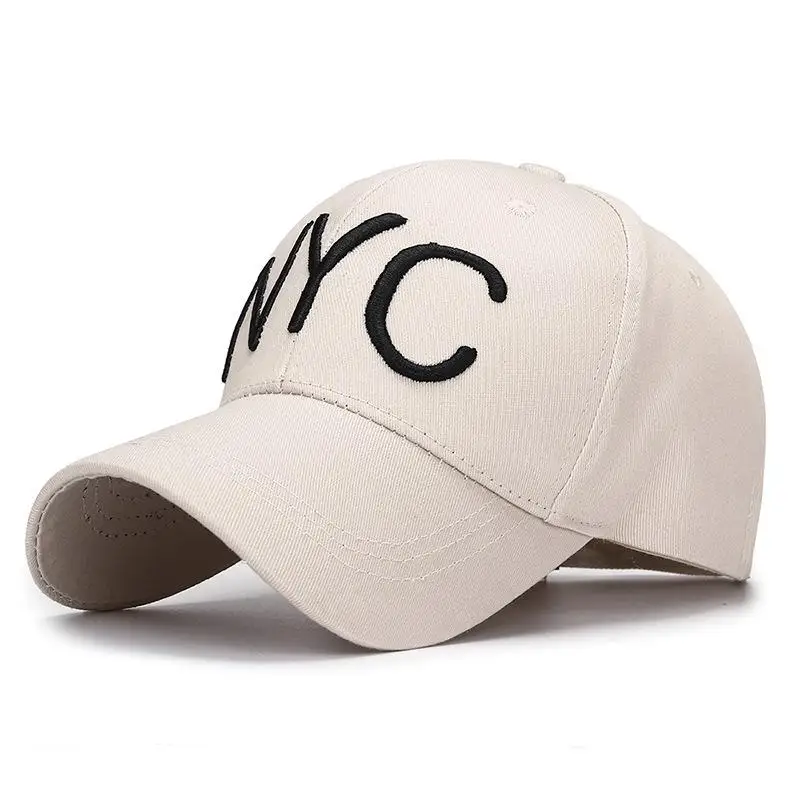COKK, бейсболка, женская, Snapback, папа, шляпа, вышитая, Nyc, для девушек, Солнцезащитная шляпа, хлопок, мужские шапки и кепки, s, Летняя Спортивная Кепка, Корейская Gorras - Цвет: Бежевый