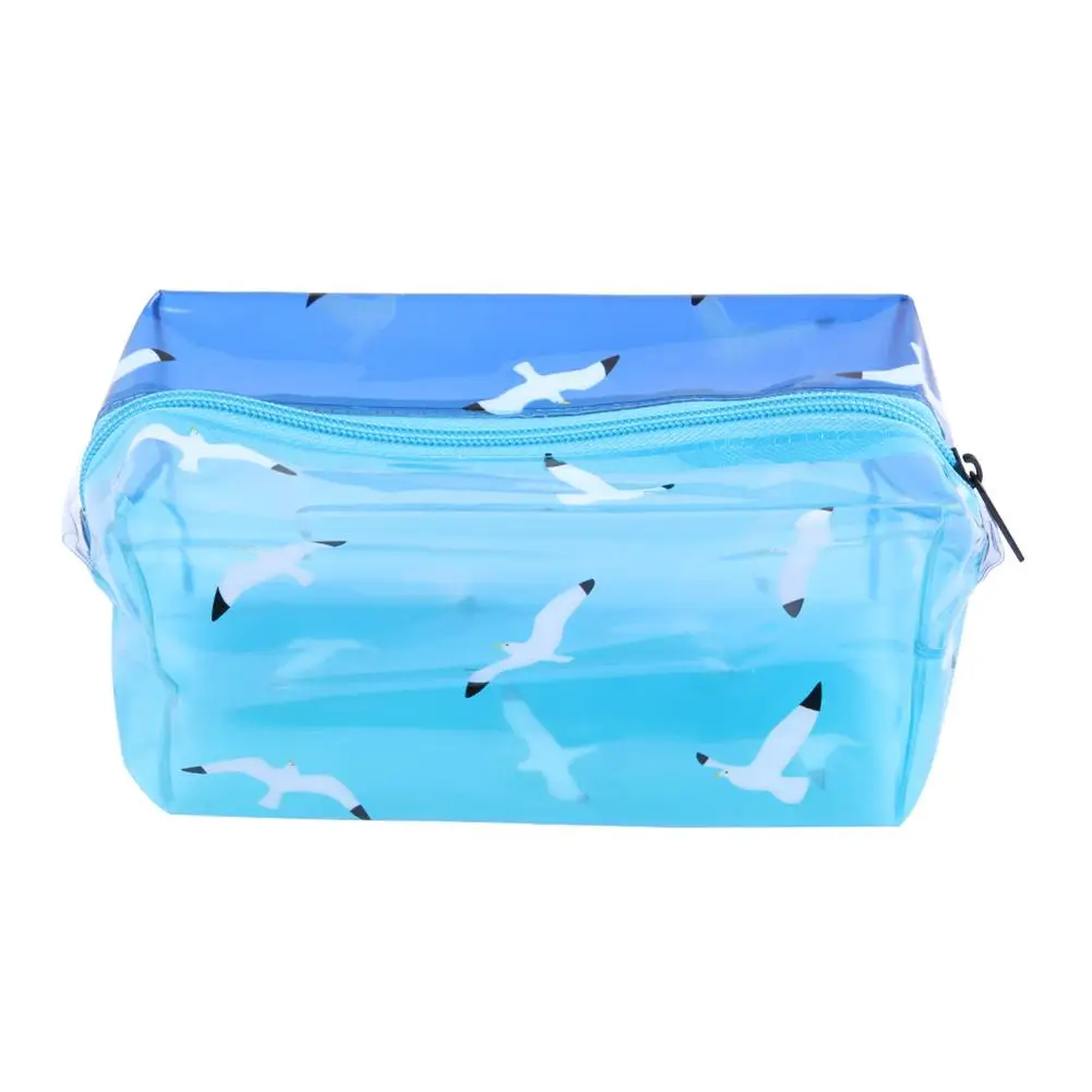 Дорожные косметички из ПВХ женские прозрачные водонепроницаемые на молнии