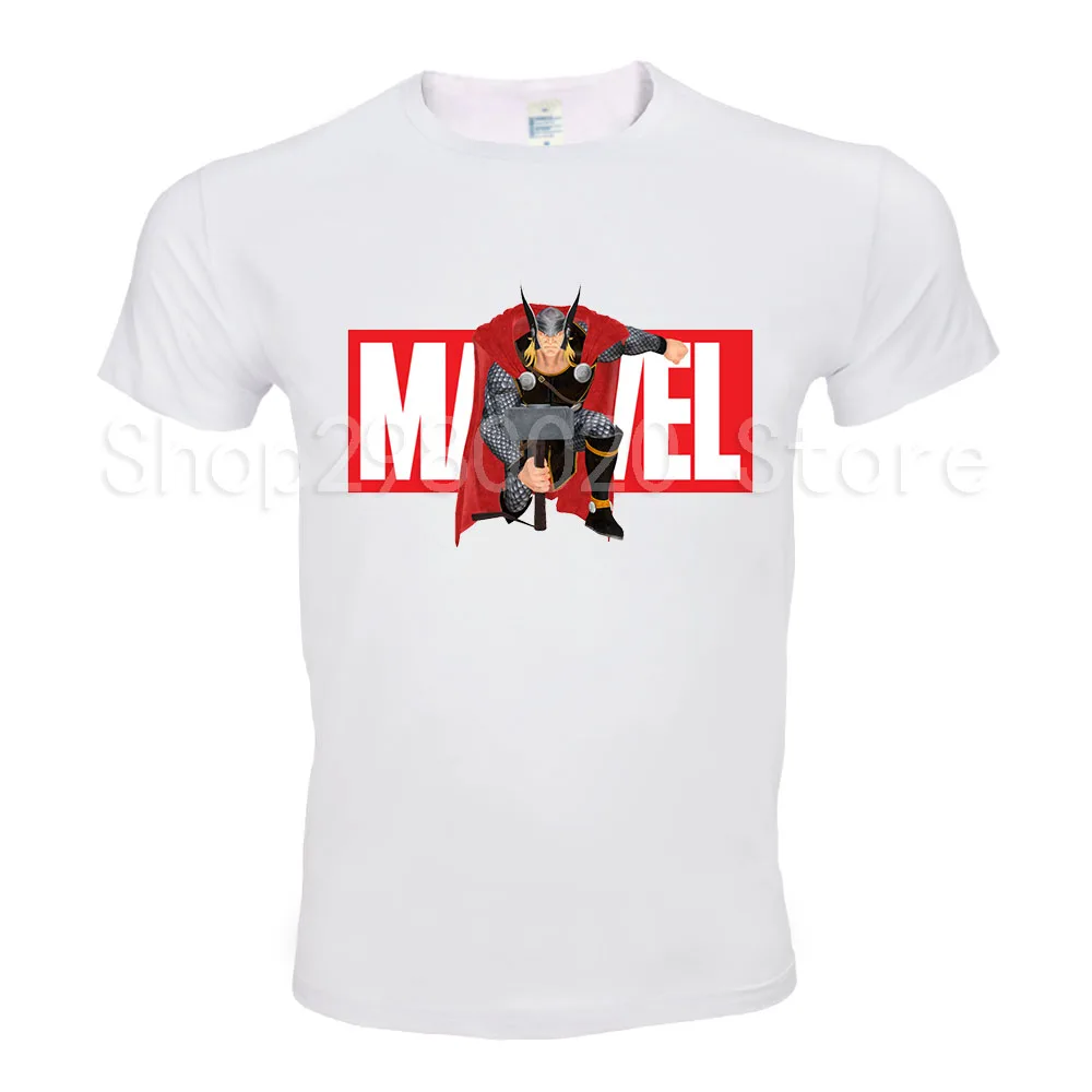 2018 новый модный бренд MARVEL футболки Мстители Бесконечная война Футболка мужская с