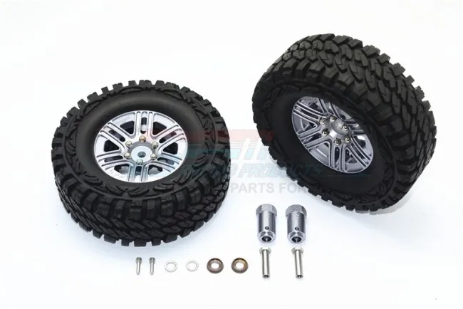 TRX TRX-4 TRX4 82056-4 Алюминиевый сплав 6-полюсные колеса и гусеничная шина + 21 мм