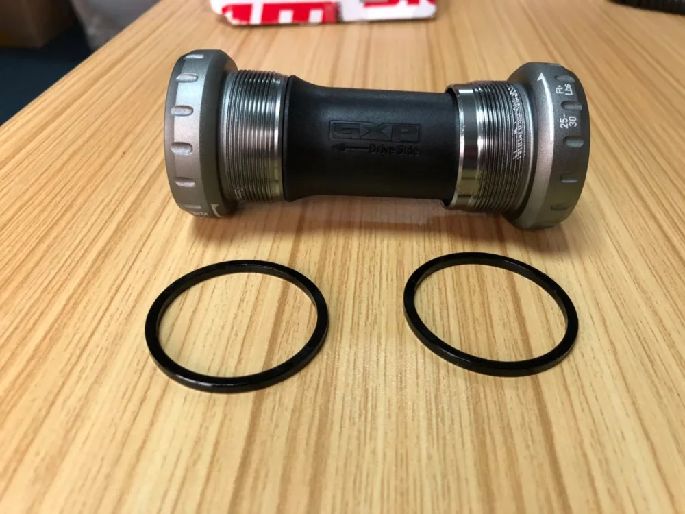 SRAM GXP BSA 68/73 мм Винт Нижний Кронштейн с прокладками черный MTB &amp дорожный велосипед