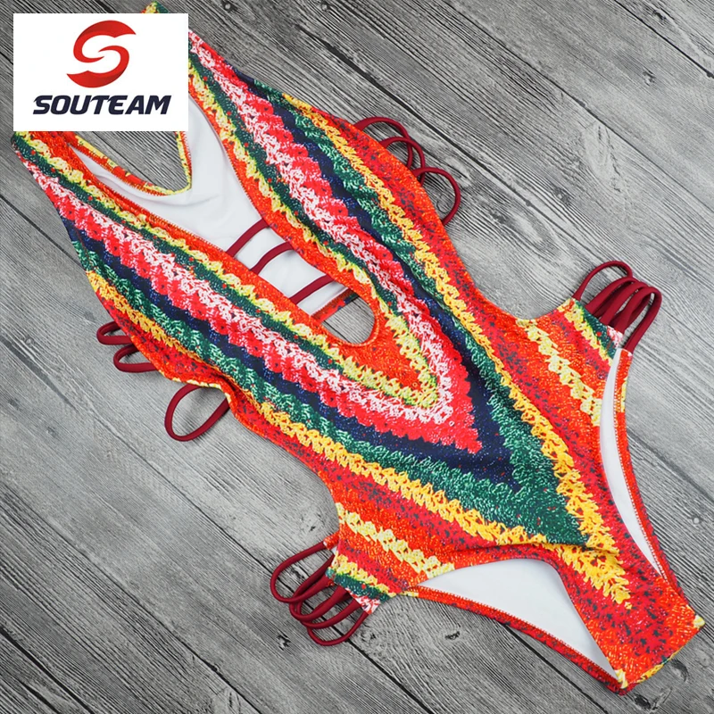 SOUTEAM бренд Новое поступление 2017 года бикини для женщин пикантные Приморский