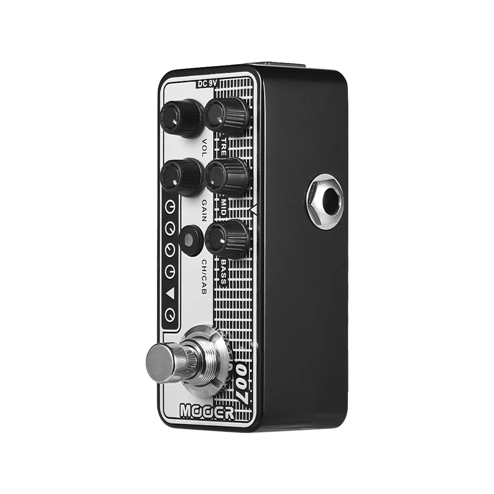 

MOOER микро предусилитель серии 007 Regal Tone винтажный тоновый цифровой предусилитель гитарная педаль эффектов истинное отключение