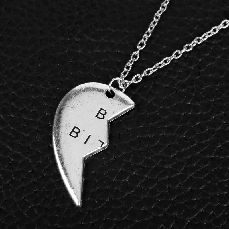 Комплект брелков Best Bitches стильное массивное ожерелье Collares Mujer выполненное из трех